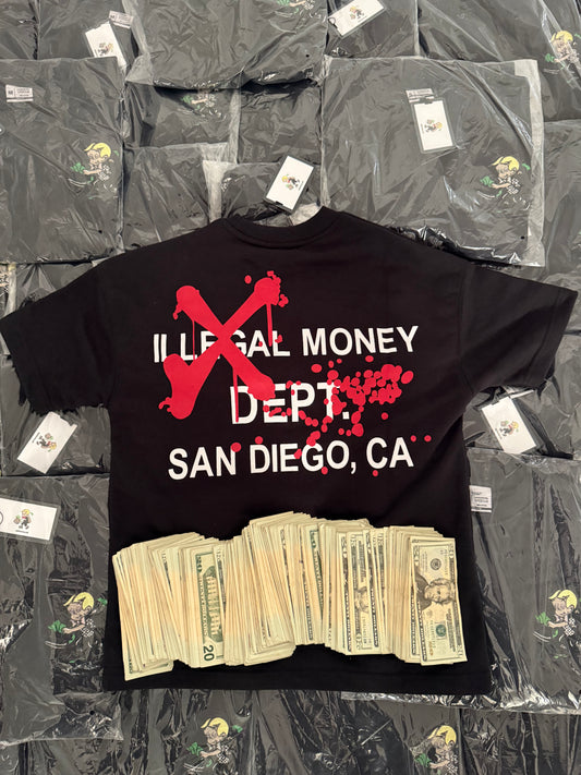 ILLEGAL Money Dept. Red